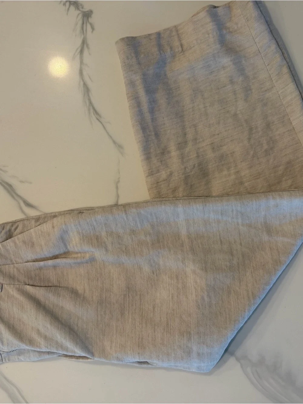 Aritzia The Effortless Pant™ Cropped - Natural Ecru